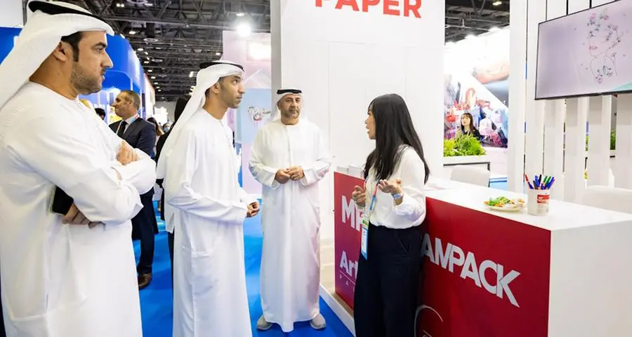 H.E. Dr Thani Bin Ahmad Al Zeyoudi, UAE Minister of State for Foreign Trade opens Paperworld Middle East and Gifts and Lifestyle Middle East