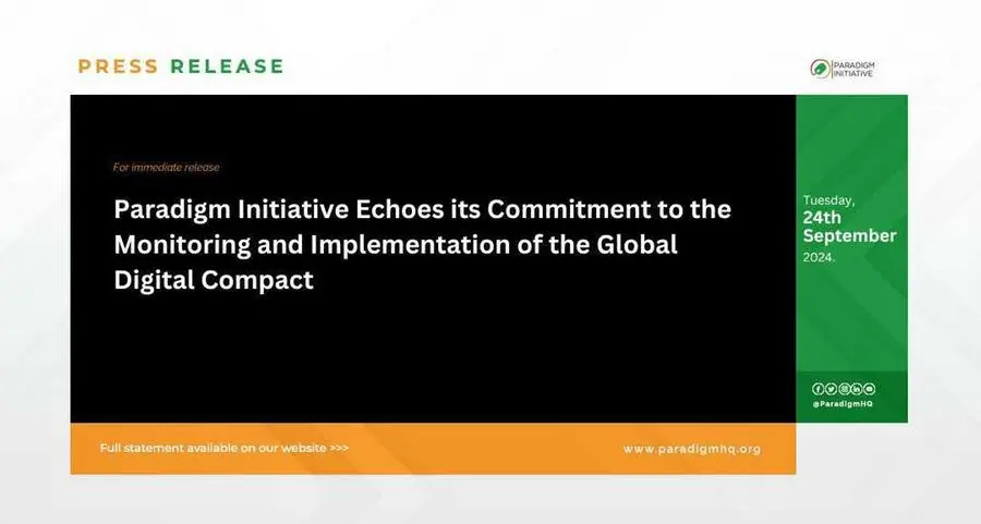 Paradigm Initiative echoes its commitment to the monitoring and implementation of the Global Digital Compact