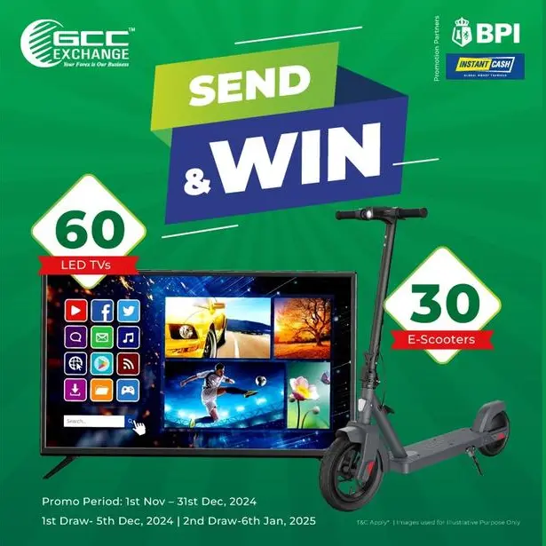 GCC Exchange announces exciting \"Send & Win\" promotion