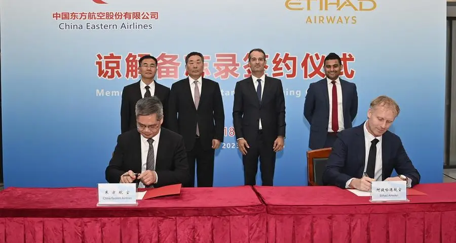 Etihad Airways and China Eastern Airlines strengthen strategic cooperation