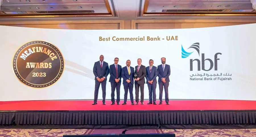 National Bank of Fujairah takes home three awards at MEA Finance Industry Awards 2023 in Dubai