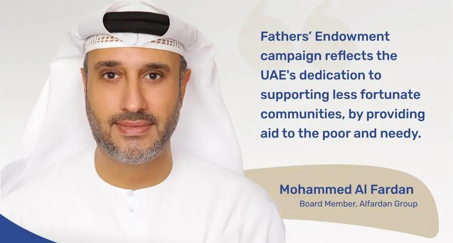 Alfardan Group contributes AED 5mln to Fathers’ Endowment campaign