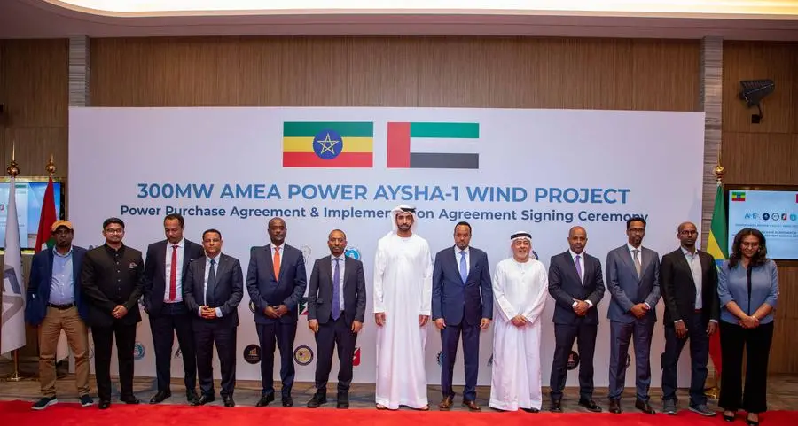 UAE’s AMEA Power signs PPA for 300MW wind project in Ethiopia