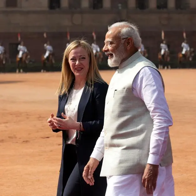 Italy PM visits India, seeking to improve ties