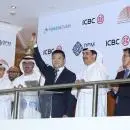 Industrial and Commercial Bank of China (ICBC) rings market bell to celebrate listing of a 500 million dollar bond on Nasdaq Dubai