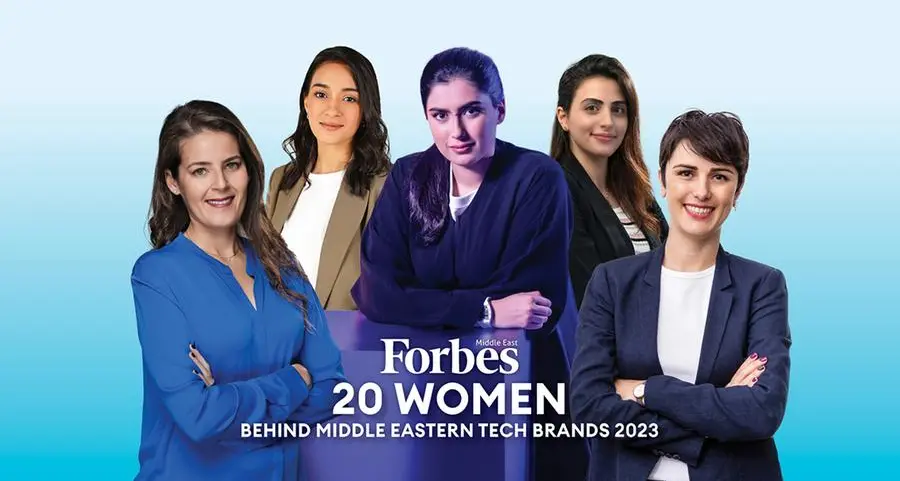 Forbes Middle East reveals the top 20 women behind Middle Eastern tech brands for 2023