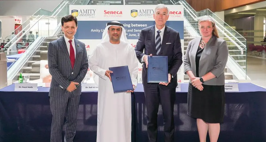 Amity University Dubai signs MOU with Seneca Polytechnic, Canada