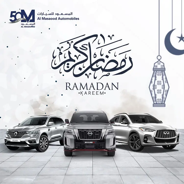 Al Masaood Automobiles unveils exciting Ramadan Offers for Nissan, INFINITI, and Renault