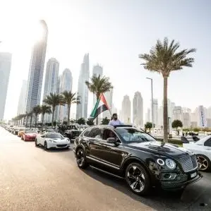 Dubai's passionate car community unites for spectacular supercar parade