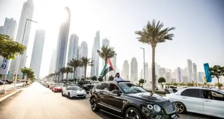 Dubai's passionate car community unites for spectacular supercar parade