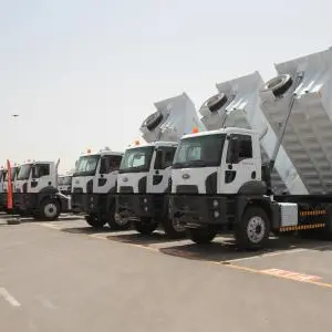 AL Jazirah announces delivery of 100 Ford trucks to Saad Saeed Al-Saadi & SonsContracting Co.