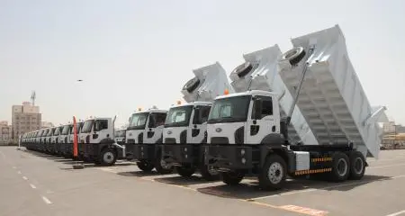 AL Jazirah announces delivery of 100 Ford trucks to Saad Saeed Al-Saadi & SonsContracting Co.