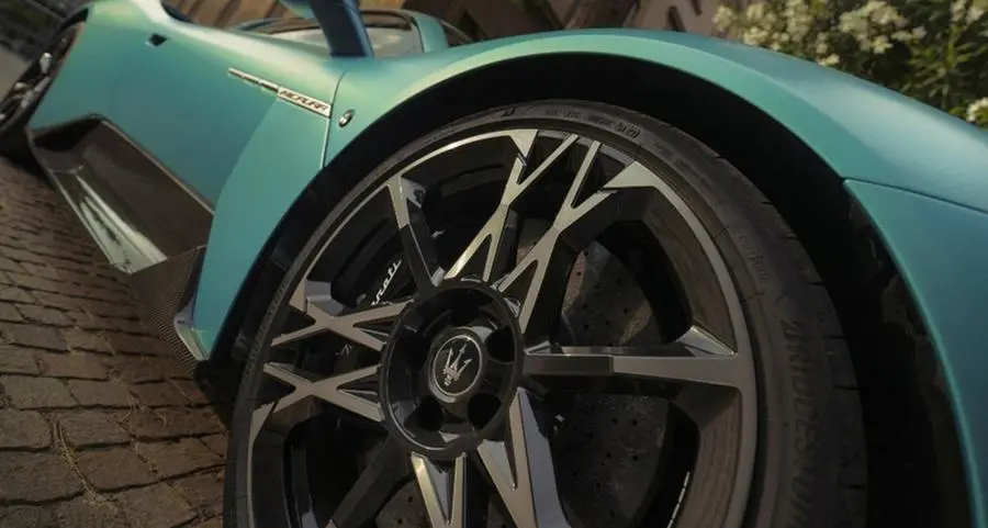 Bridgestone chosen as exclusive tyre partner for Maserati MCPURA super sportscar