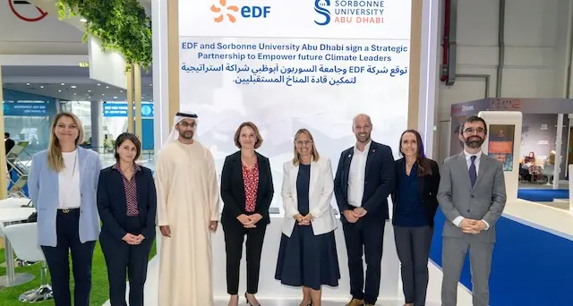 Sorbonne University Abu Dhabi and Électricité de France forge sustainability-focused partnership to support UAE’s clean energy future and talent development