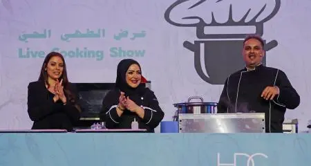 The Pearl-Qatar hosted HDC's 1st two live cooking shows