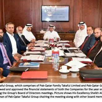 Pak-Qatar Takaful announces net profit after tax for the year ended 31 December 2018