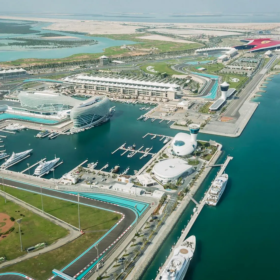 Abu Dhabi completes Yas channel expansion project before start of Formula1