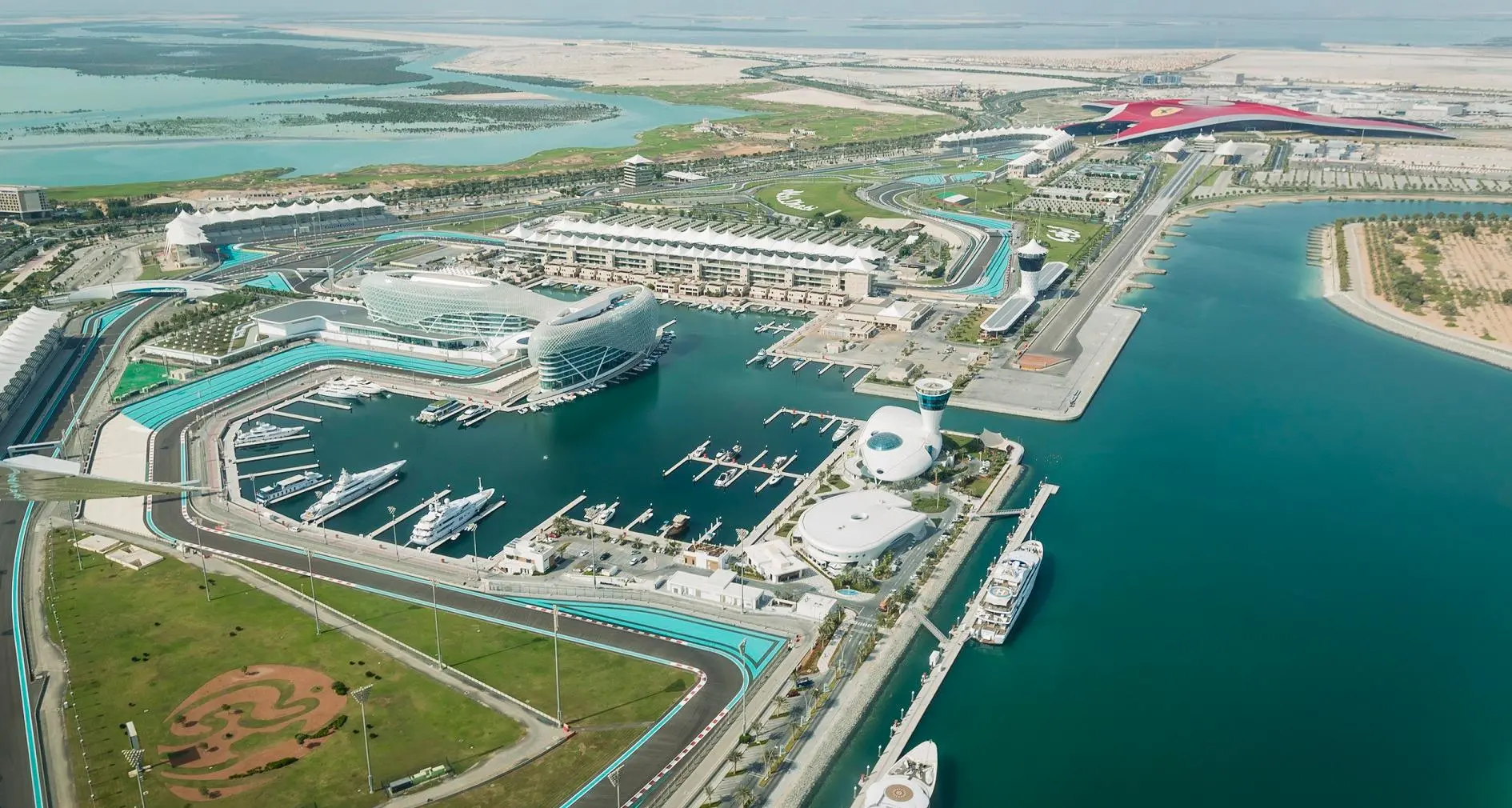 Abu Dhabi completes Yas channel expansion project before start of Formula1