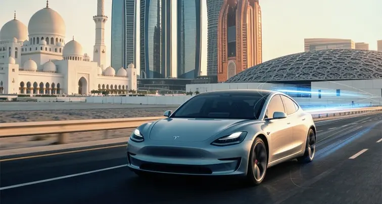 The Integrated Transport Centre oversees Tesla’s first advanced autonomous road trials in Abu Dhabi