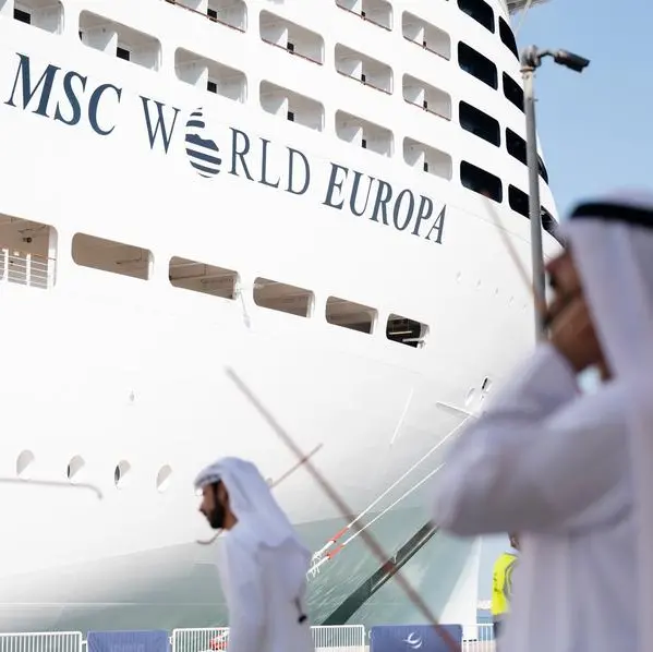 Mina Rashid welcomes MSC World Europa’s first ever call in the Middle East