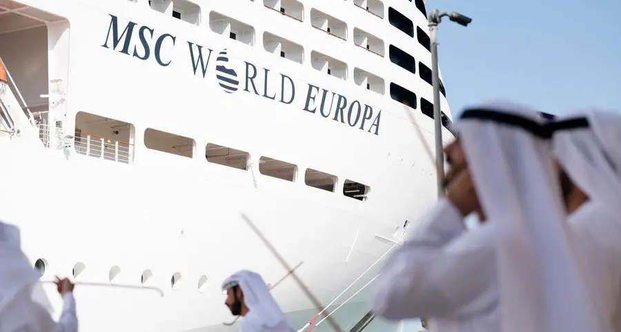 Mina Rashid welcomes MSC World Europa’s first ever call in the Middle East