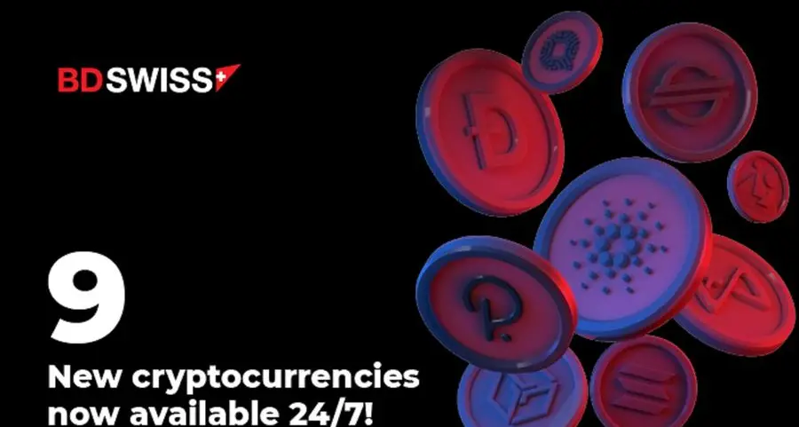 BDSwiss expands its cryptocurrency offering with 9 new CFDs