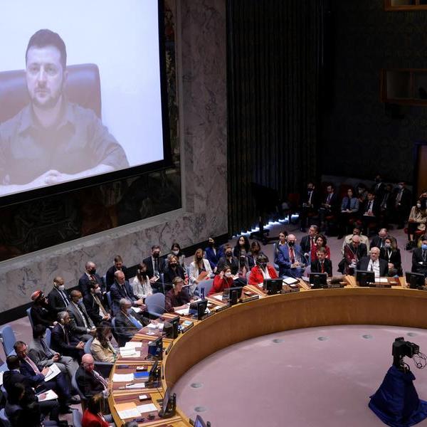 In U.N. speech, Ukraine's Zelenskiy accuses Russia of worst war crimes since WW2