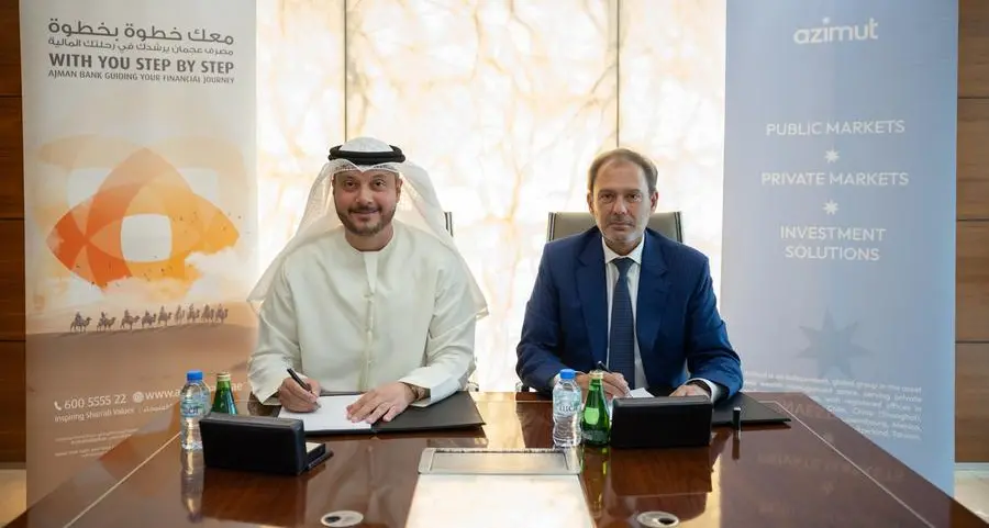 Ajman Bank signs partnership with Azimut Group to offer investment advisory and opportunities to its clients