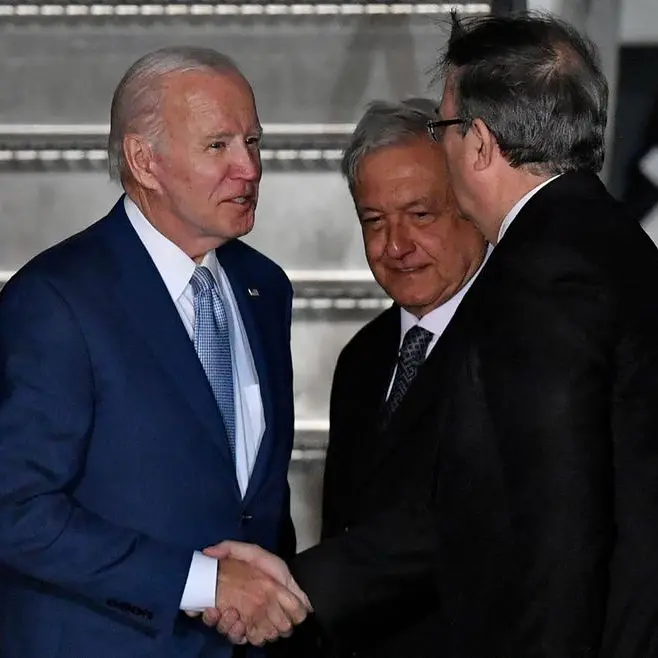 Biden arrives in Mexico for talks on migrants, drugs