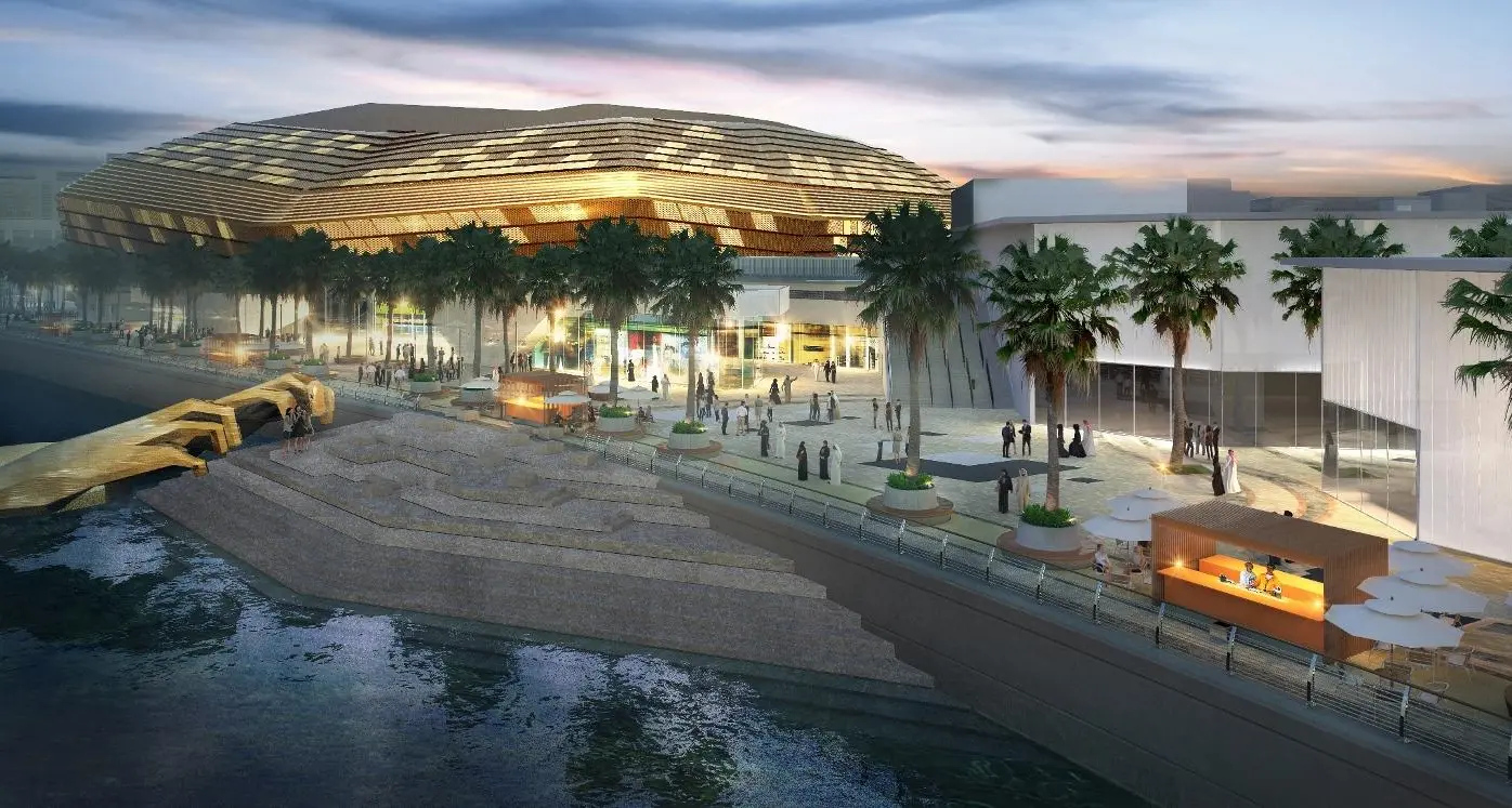 Yas Bay Arena at Abu Dhabi's $3.3bn waterfront destination is 75 percent complete