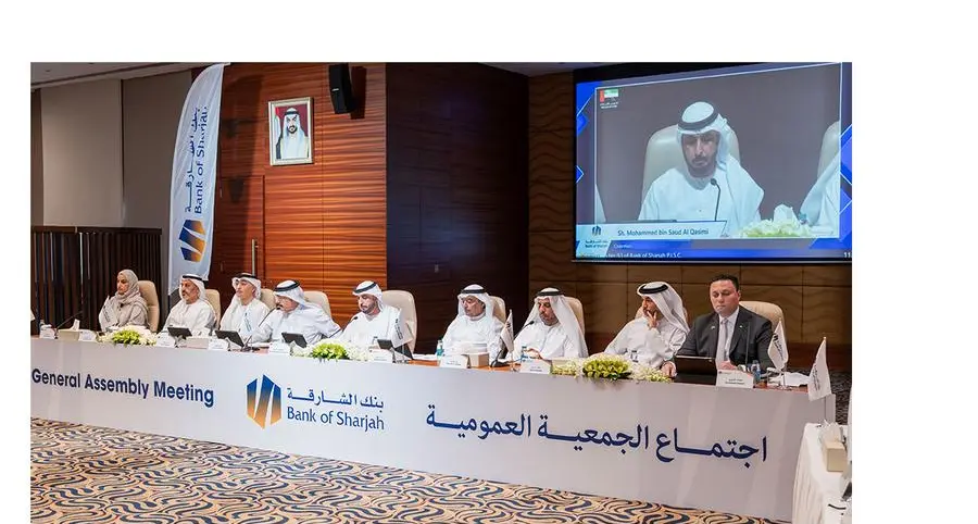 Bank of Sharjah reports record AED 729mln net profit for 2025 and approves 6.5% cash dividend