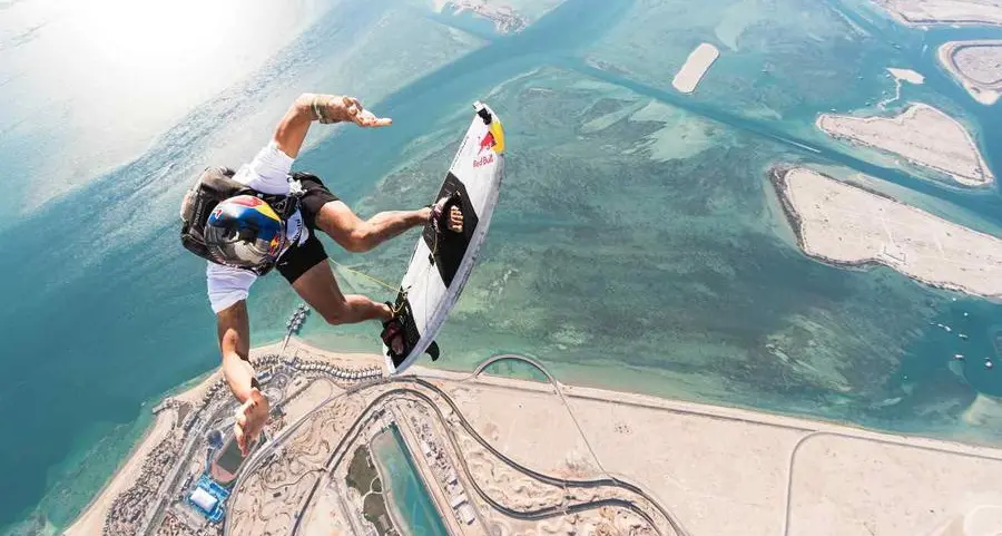 Abu Dhabi makes waves with the world’s highest skydive-to-surf jump