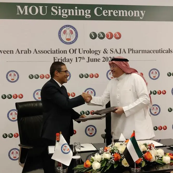 Arab Association of Urology signs MOU with SAJA Pharmaceuticals to educate public on urology