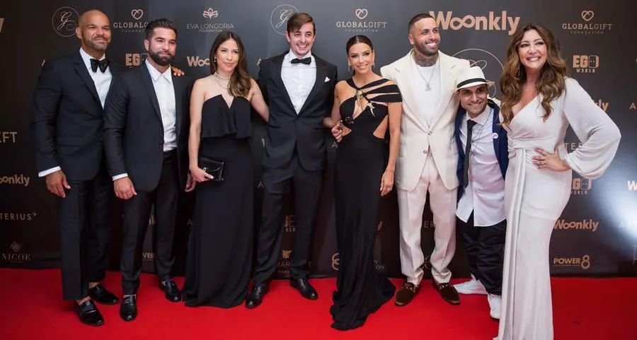 Nicky Jam, Eva Longoria, Maria Bravo, Amaury Nolasco and Kendji Girac headlined the global gift gala benefiting 'Heartbeat for Ukraine'