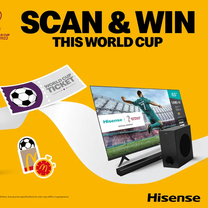 Hisense and Mcdonald’s embark on a collaborative partnership for the Fifa World Cup 2022 in GCC