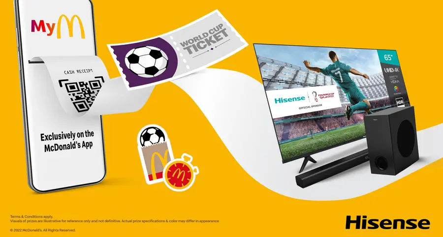 Hisense and Mcdonald’s embark on a collaborative partnership for the Fifa World Cup 2022 in GCC