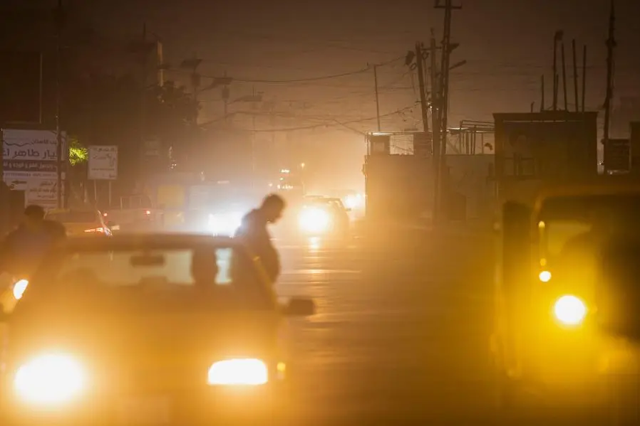 Iraq's first sandstorm of the year blankets Baghdad