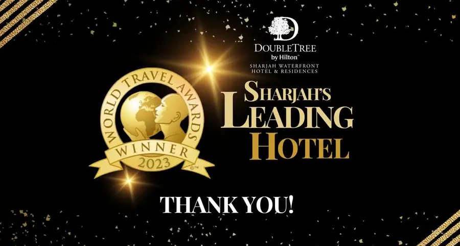 DoubleTree by Hilton Sharjah Waterfront Hotel & Residences honored with Sharjah's Leading Hotel 2023 Award