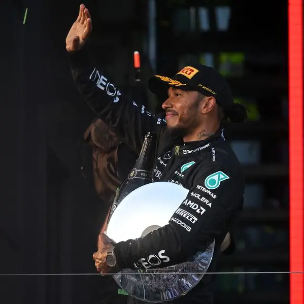 Hamilton ecstatic at Melbourne podium after Mercedes' troubles