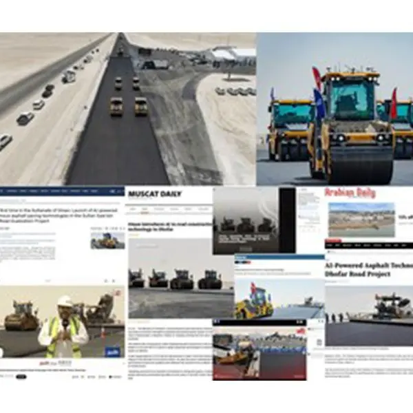 XCMG Digital & Intelligent Road Construction solutions support Oman's first AI-powered autonomous asphalt paving demonstration