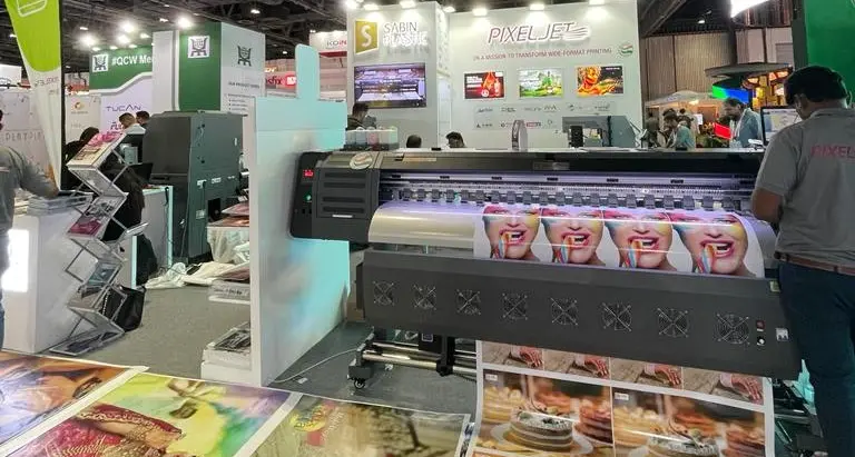 Sabin Plastic successfully launches sustainable, revolutionary Pixeljet UV printers at SGI Dubai 2023