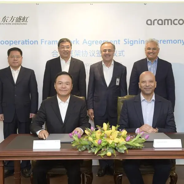 Aramco and Eastern Shenghong sign cooperation framework agreement