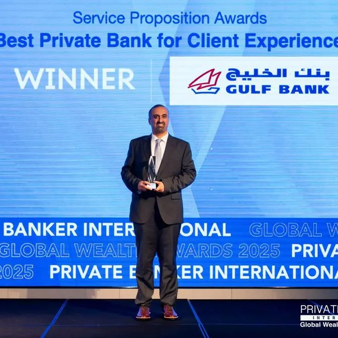 Gulf Bank wins “Best Private Banking Customer Experience” award