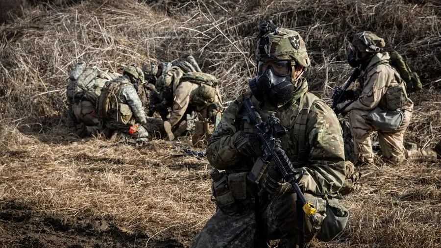 South Korea and the United States hold joint military drills