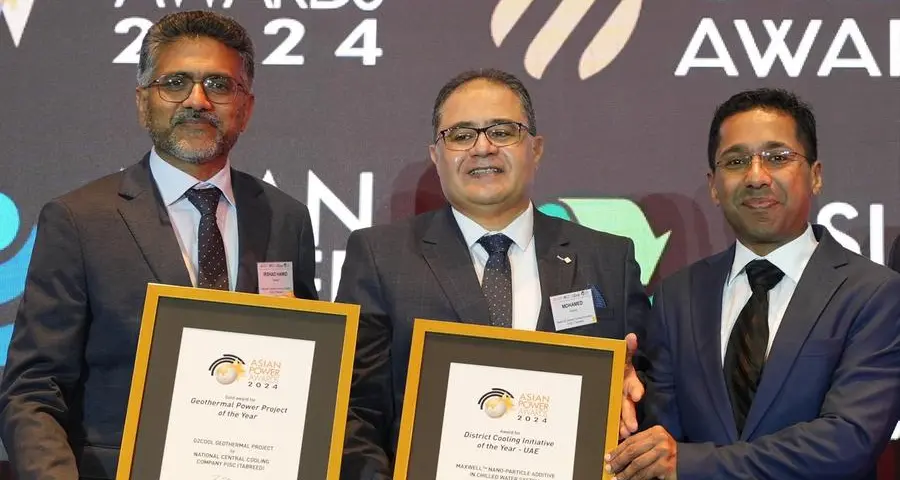 Tabreed wins big in Singapore at the 2024 Asian Power Awards