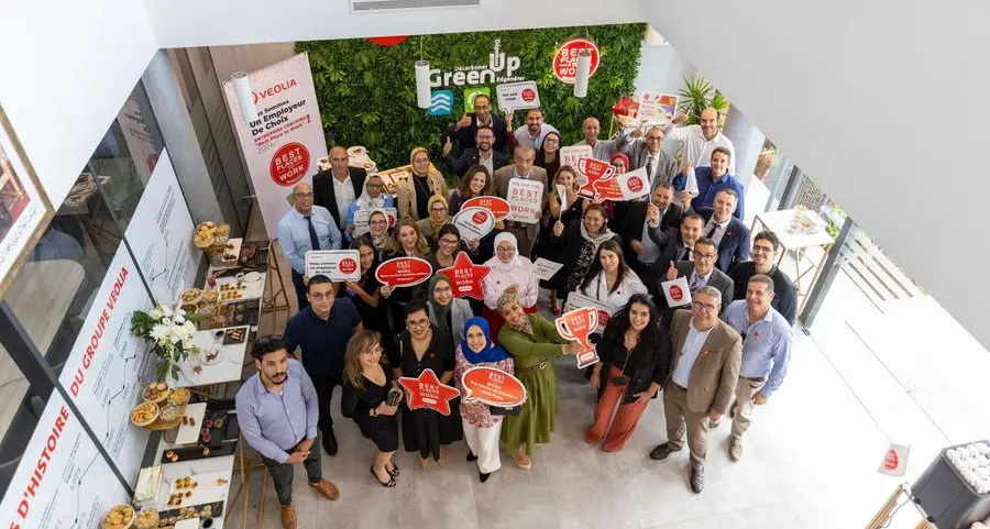 Veolia Morocco certified as a Best Place to Work for 2024