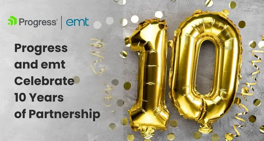 Progress and emt Distribution celebrate 10th anniversary of successful partnership