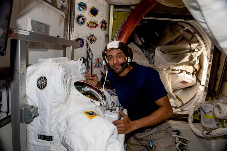 Sultan Alneyadi set to make history by becoming first Arab astronaut to perform spacewalk. Image Courtesy: Emirates News Agency / WAM , Emirates News Agency (WAM)/WAM