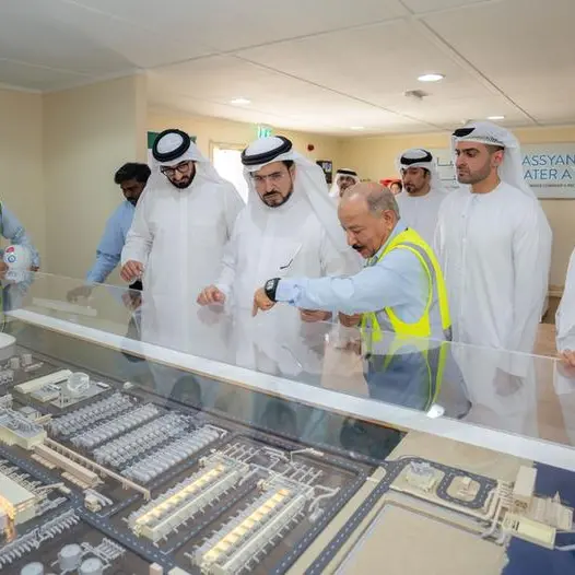 HE Saeed Al Tayer inspects progress on one of the world’s largest reverse osmosis projects