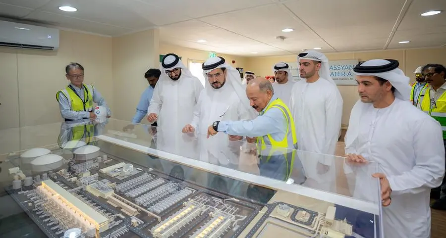 HE Saeed Al Tayer inspects progress on one of the world’s largest reverse osmosis projects